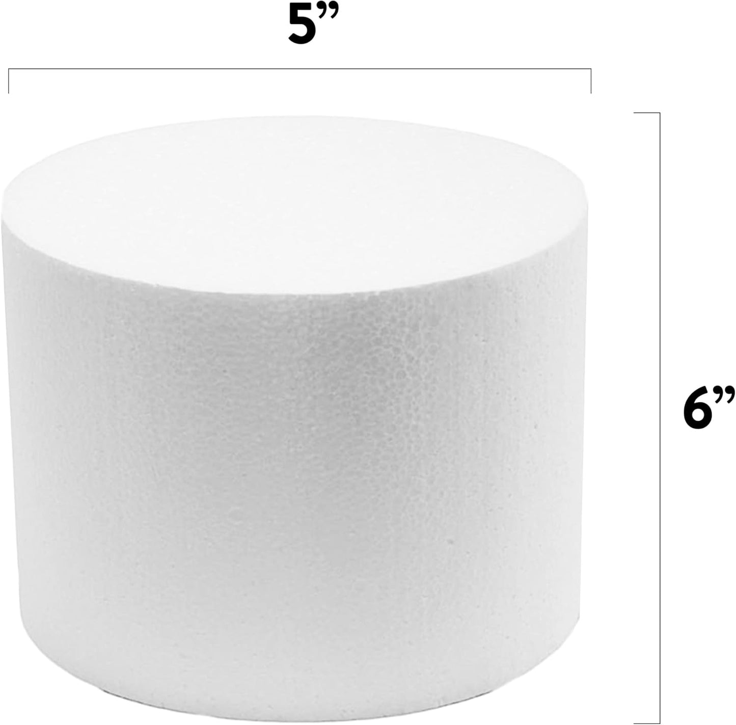 Dummy 5 6 Inches, 2 Count Global Sugar Art Cake Round, x