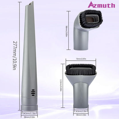 2 Pack for Shark Crevice Tool and Vacuum Dust Brush for Shark Navigator Lift-Away Vacuum Cleaner NV350, NV352, NV355, NV356E, NV370, UV440, UV440CCO, Part Number 112FFJ, 122FFJ