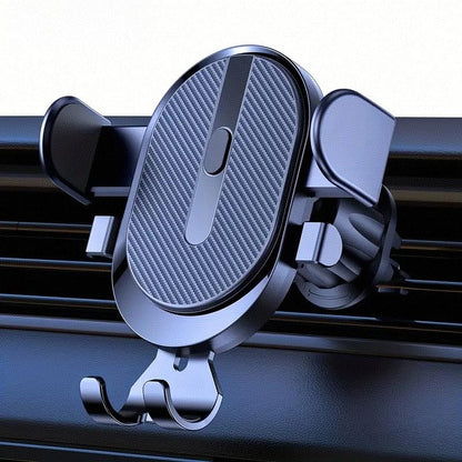 Universal Car Phone Holder Mount with Hook Clip for Air Vent | Compatible with iPhone, Samsung & More - Secure, Stable, Hands-Free Convenience