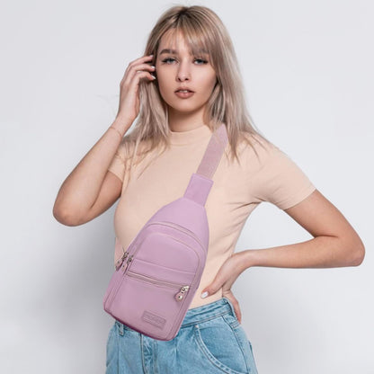 Cross Body Bag Sling Backpack Fanny Pack Small Crossbody Bags for Women Trendy - Black