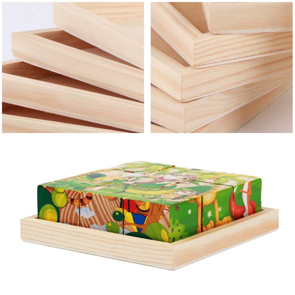 6 Pack Unfinished Small Wood Serving Tray for Crafts Projects DIY Wooden Trays Bulk Blank Wood Canvas Panel Boards Unfinished Wood Signs for Painting Arts Supply, (4.7 x 4.7 in)