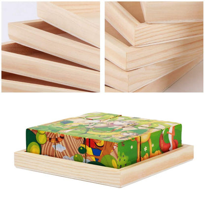 6 Pack Unfinished Small Wood Serving Tray for Crafts Projects DIY Wooden Trays Bulk Blank Wood Canvas Panel Boards Unfinished Wood Signs for Painting Arts Supply, (4.7 x 4.7 in)