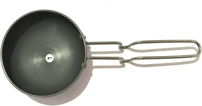 G&D GD Tadka Pan, Aluminum Non Stick Large Chowka Pan for Cooking, Spice Heating Pan