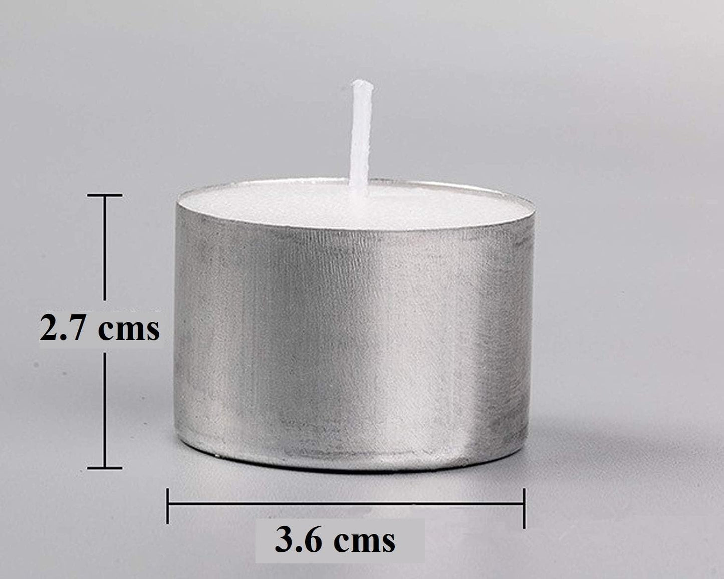 Tealight Candles 100% Pure Wax, Unscented, Long Burning Tealight, 9 Hours Burn time, White Unscented Tea Light Candles (Pack of 50)