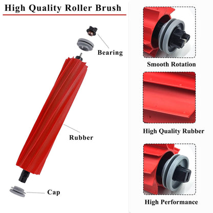 Soniicmomo Rubber Main Brush Compatible with Roborock Q Revo/S7/S7+/S7 MaxV/S7 MaxV Plus/T7S/T7S Plus/Q7/Q7 +/Q7 Max/Q7 Max+/Qrevo Pro/Qrevo S/Qrevo Plus Robot Vacuum Cleaner