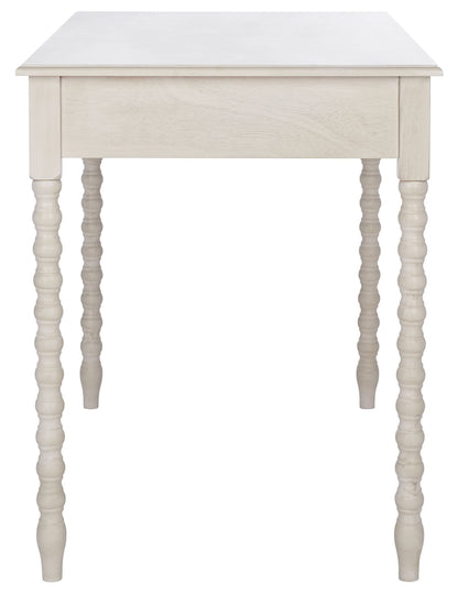 SAFAVIEH Home Collection O'Mara Taupe 2-Drawer Computer Table Office Desk