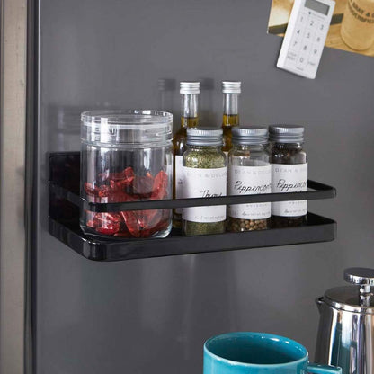 2523 9.6 4.3 3.3 inches (24.5 11 8.5 cm), Yamazaki Magnetic Spice Rack, Black, Approx. W x D x H x x Tower Seasoning