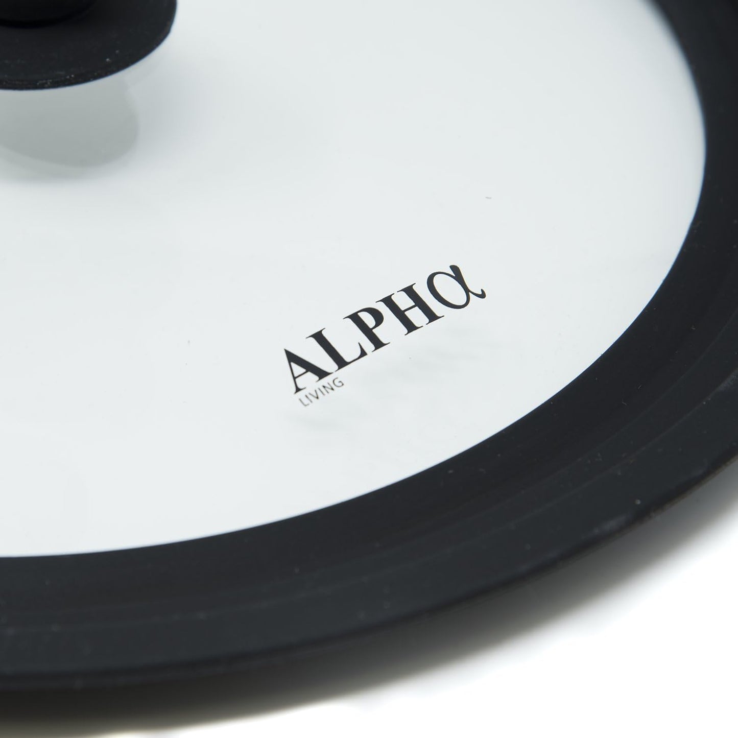 Alpha Living Universal Silicone Cookware Pots and Pans - Vented Tempered Glass-Graduated Lid, Fits 9.5", 10", 11"