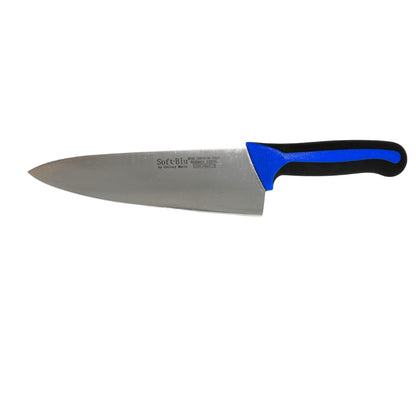 Cutlery Mania SoftBlu Professional Kitchen Knifes, X50CrMoV15 German Stainless Steel, Non-Slip Soft Grip Handle (Chef, 8")