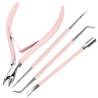 FANDAMEI Ingrown Toenail Removal Kit, Pedicure Tools, Nail Care Kit, Cuticle Trimmer, Nail Cuticle Nippers, Cuticle Kit Stainless Steel, Cuticle Clippers, Cuticle Pushers, Manicure Kit, Pedicure Kit
