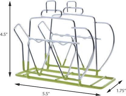 Wire Napkin Stand with Teapot Holder (Green) - Napkin Holder for Dining Table