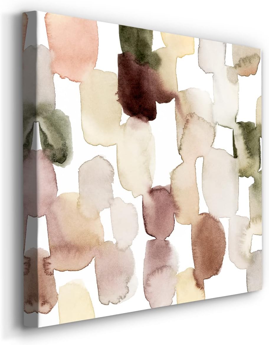 Renditions Gallery Fantasy Canvas Artwork for Beach House, Rustic Melted Sediment Modern Paintings & Prints