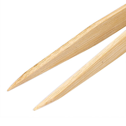 uxcell Bamboo Nonslip Anti-static Pointed Tip Tweezer Repair Tool 12pcs