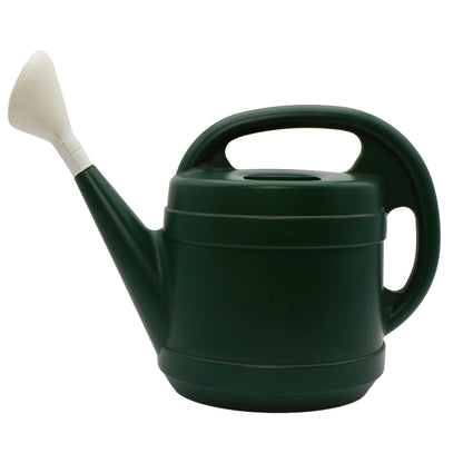Standard Watering Can - Plant Watering Can - Small Plastic Garden Water Pot for Indoor Outdoor Plants Flowers by The HC Companies, 2 Gallon, Green