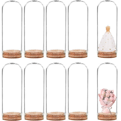 BENECREAT 20 Pack 40ml Glass Jars Bottles Decoration Bottles with Cork Stoppers for Party Wedding Favors, Small Projects and DIY Decorations, Gift Packaging