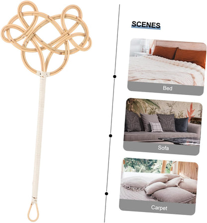 GANAZONO Rattan Cotton Quilt Home Dust Remover Cleaning Tool for Comforter and Blanket Dust Collection, Household