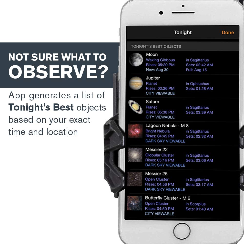 Celestron StarSense Explorer LT 80AZ App-Enabled Telescope – 80mm Refractor with Smartphone Dock & StarSense App – iPhone & Android Compatible – Easy-to-Use for Beginners