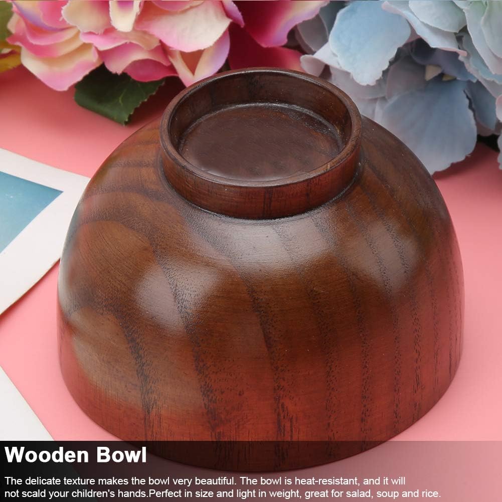 Solid Wood Acacia Wave Serving Bowl, Handmade Natural Root Wood Crafts Bowl for Food Storage, Tableware for Fruits,
