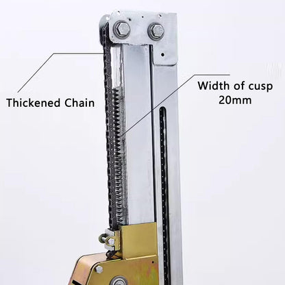 Hanging Cabinet Lifter, Manual Pallet Stacker, Plaster Board Panel Hoist Jack Tool, Height Adjustable, 80kg Capacity, for Commercial Warehouse Factory Building Installation Work(S)