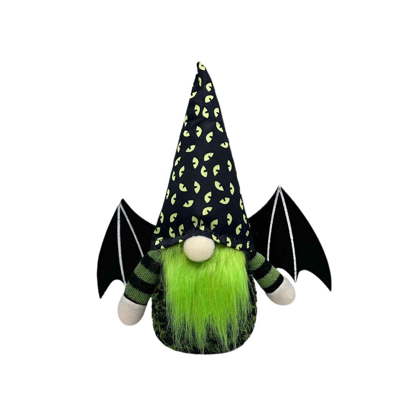 Dylayos Halloween Gnomes Decorations for Home, Set of 2 Plush Bat Wing Gnomes, Handmade Tomte Gnome Dolls for Halloween Decor, for Women, Christmas, Party