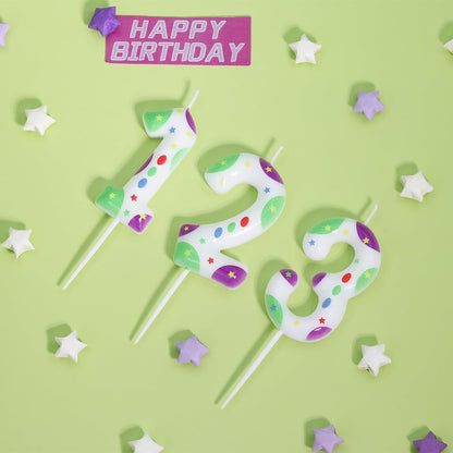 2 2) Toy Themed Cartoon Story Number Candle Cake Topper Two Infinity and Beyond Birthday Decorations Astronaut Robot