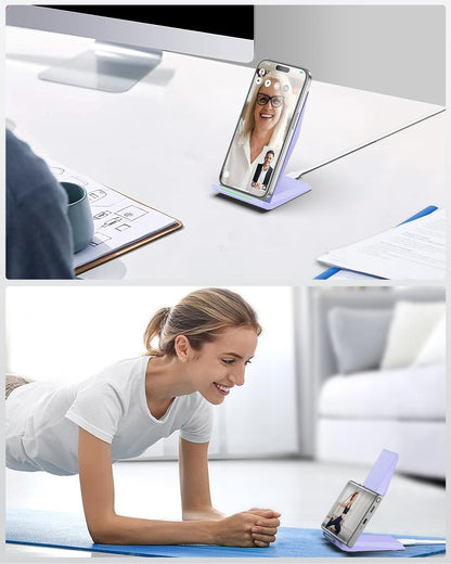 Fast Wireless Charger, [2 Pack] NANAMI Qi Certified Wireless Charging Stand Compatible iPhone 17/17 Air/17 Pro/17 Pro Max/16/15/14/13/12, Phone Charger for Galaxy S25/S24/S23/S22 and Qi-Enabled Phone