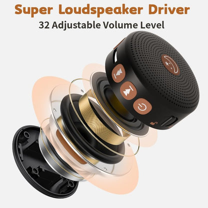 Mini Sound Machine Portable Baby White Noise Machine Brown Noise Machine 30 Soothing Sounds for Kids Adults Auto-Off Timer 32 Volume Levels Battery Sleep Machine for Home Office Privacy