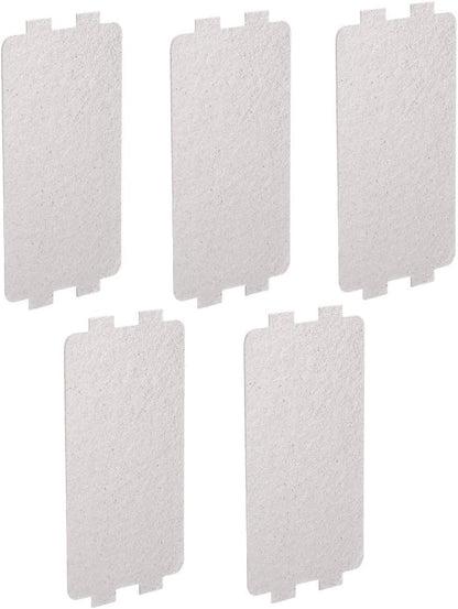 Garosa 5Pcs Microwave Oven Mica Plate Sheet, Microwave Waveguide Cover Replacement Repairing Accessory for Kitchen