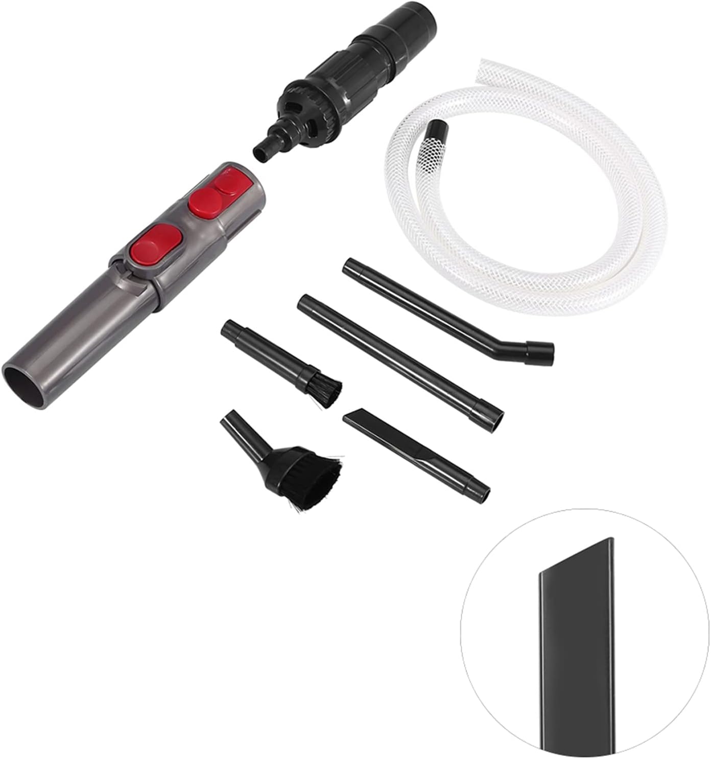 Car Kit Sewing Machine Vacuum, 26×19×6, 9pcs Mini Micro Vacuum Cleaners Adapter Tool