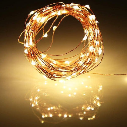 Ariceleo LED Fairy Lights - Warm White 16ft Bundle with Basic & Upgraded Features
