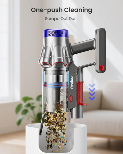 Skiennix Cordless Vacuum Cleaner - 55KPa Powerful Suction | 70-Minute Runtime for Home & Pet Hair