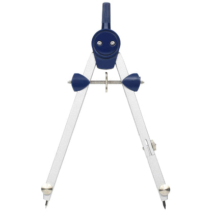 UNJOO Drawing 9Pc Geometry Set Metal Compass, Geometry Precision Tool for Student, Circle Drawing Tool and Architecture, Drafting Kits for Engineer with Shatterproof Storage Box (Blue)
