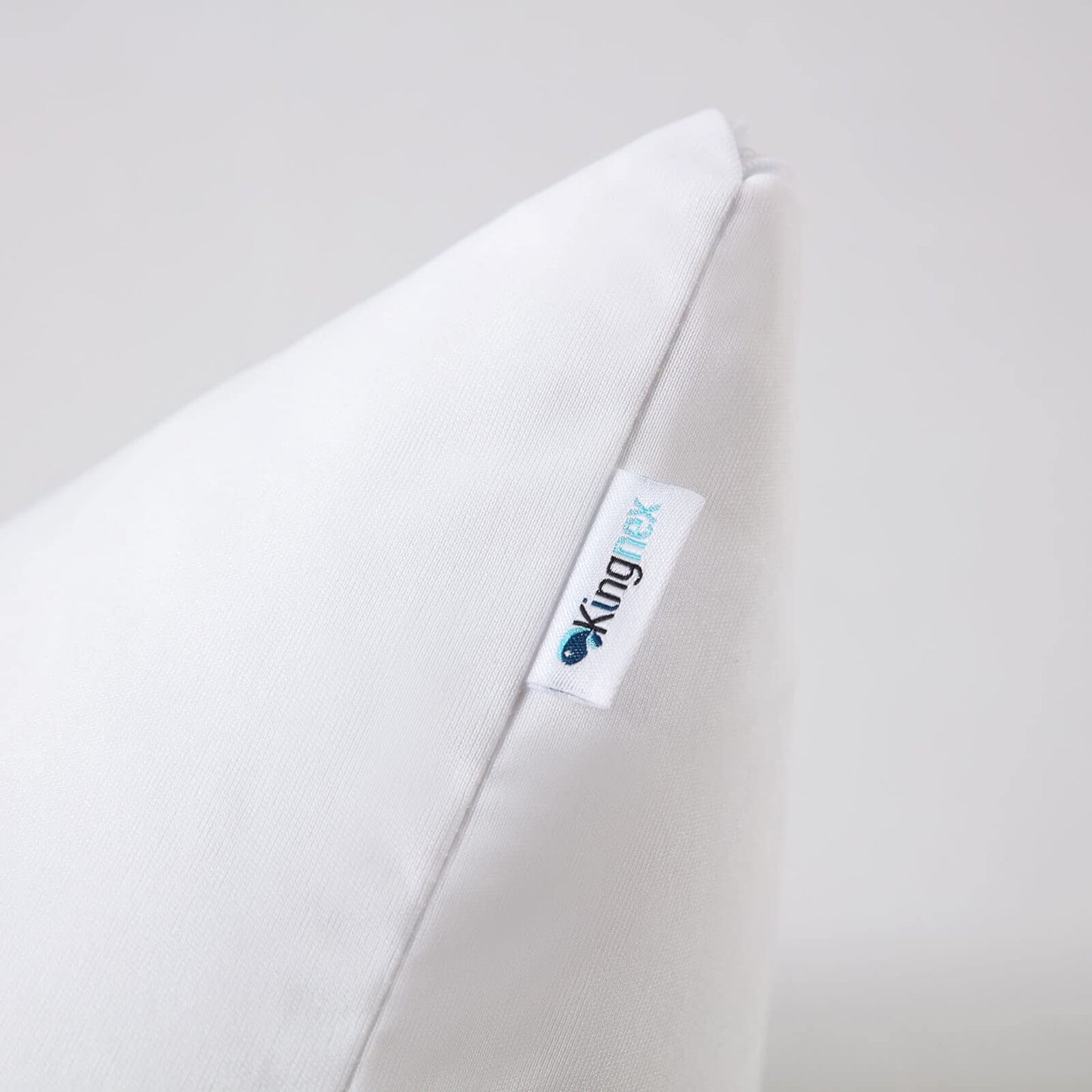 Waterproof Down Feather Proof Euro Pillow Protectors 30x30 Pack of 2 European Size Pillow Covers for Square Throw Pillow 30D