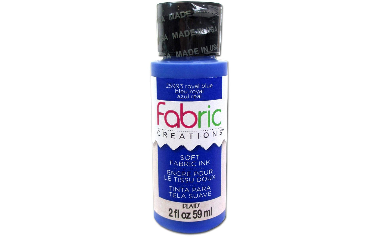 Fabric Creations Fabric Ink in Assorted Colors (2-Ounce), Royal Blue