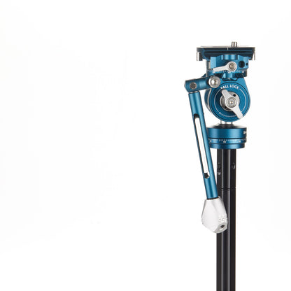 Benro CyanBird Carbon-Fiber Travel Tripod Kit w/ FS20PRO 2-in-1 Pan/Tilt Head – 60″ Max, 17″ Folded, 9.9 lb Load – Premium Support for Photo & Video (TCBC15FS20PROC)