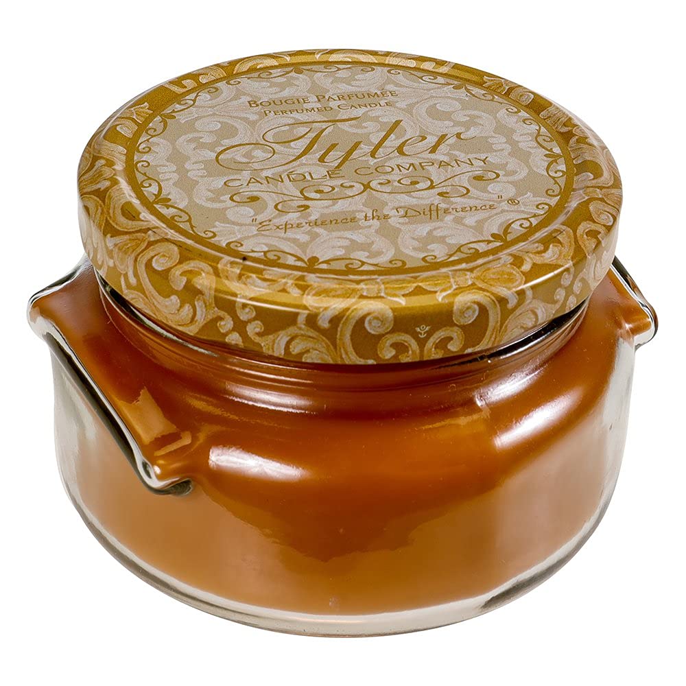 Tyler Glass Jar Candle - 22 Oz Long Burning Scented Candle – Pumpkin Spice Fragrance (22oz) (Fruit, 22 Oz.)
