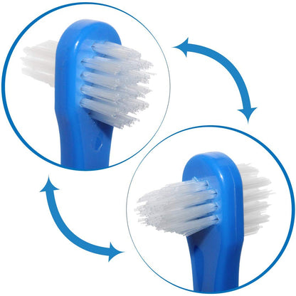 Rehabilitation Advantage Denture Scrub Brush & Suction Cup Holder,Red/Gray