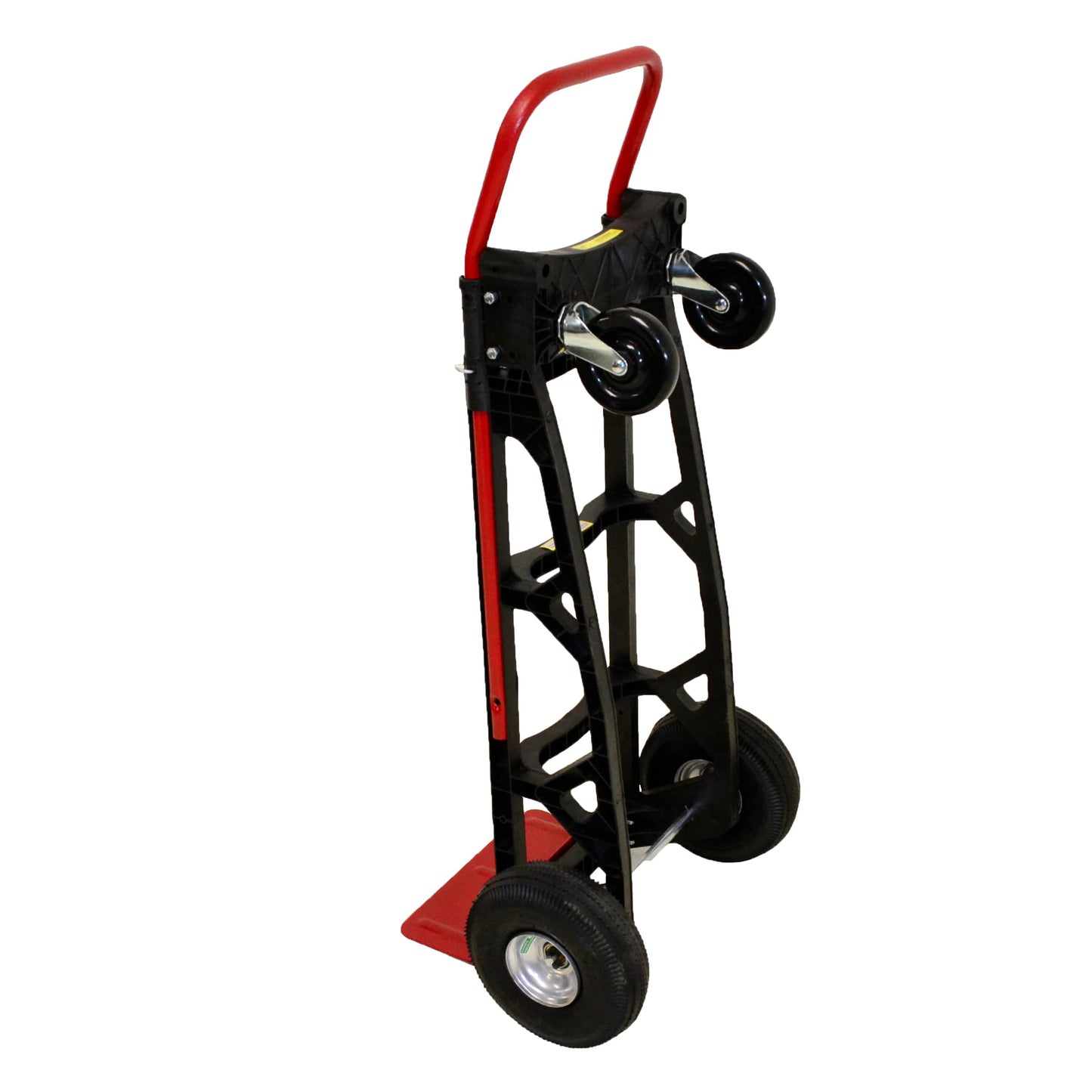 Milwaukee Hand Trucks 40611 Nylon Convertible Truck with 10-Inch Pneumatic Tires