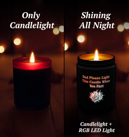 Christmas Candles for Men,Christmas Gifts from Kids, Birthday Xmas Holiday Candle Gifts for Dad,Spice Woody Scented,Perfect for Xmas,New Year,Winter Décor,Over 40 Hours,100% Soy Wax