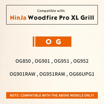 2 Pack Replacement Smart Thermometer Probe for Ninja OG951/OG850 Woodfire Pro XL Outdoor Grill & Smoker, Temperature Probe Accessories Compatible with Ninja OG900 Series and OG850