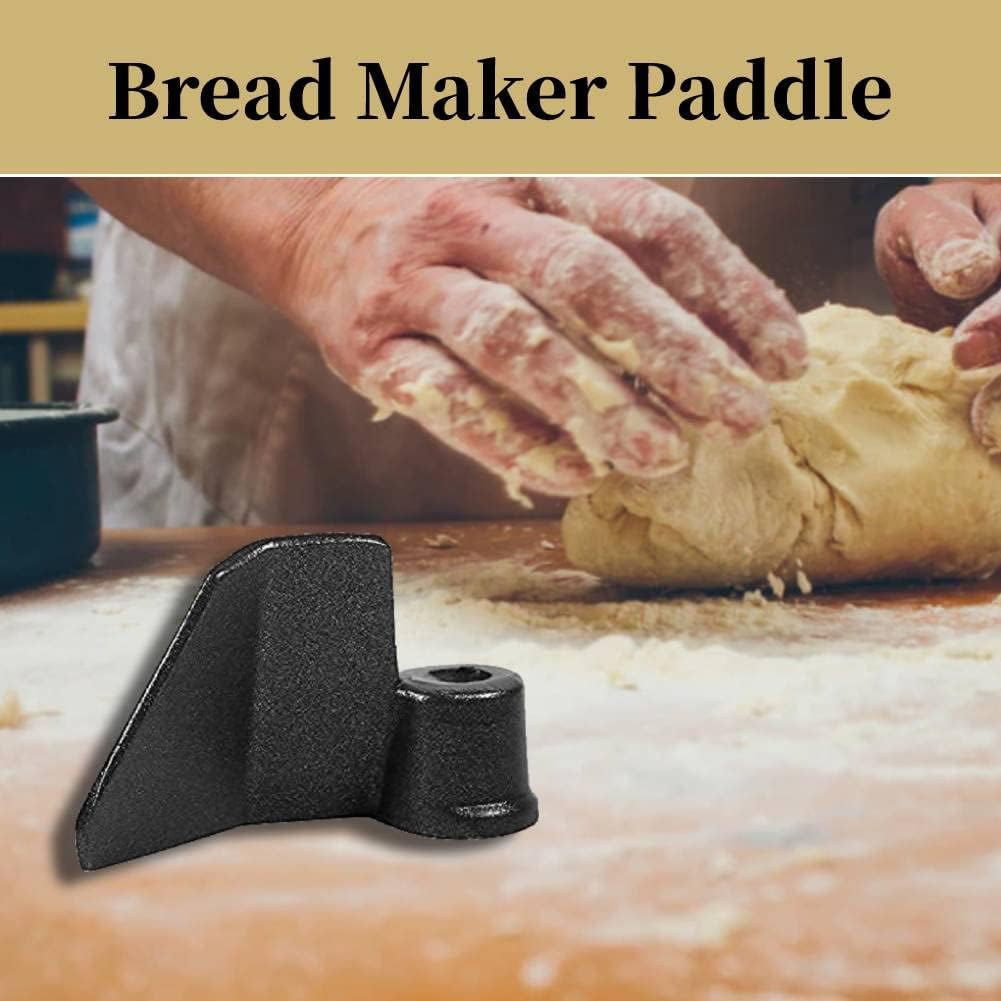 2 Pieces Bread Maker Machine Kneading Paddle Parts; Breadmaker Mixing Kneading Blade; Metal Bar Replacement for Bread