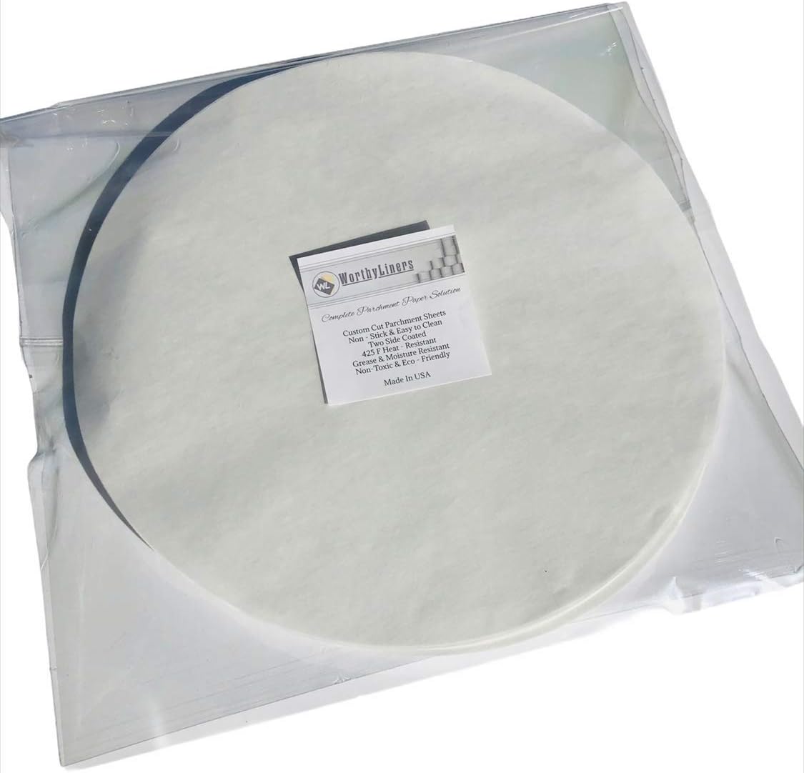 Worthy Liners Baking Parchment Paper Rounds, 3 Inch, 500 Pack