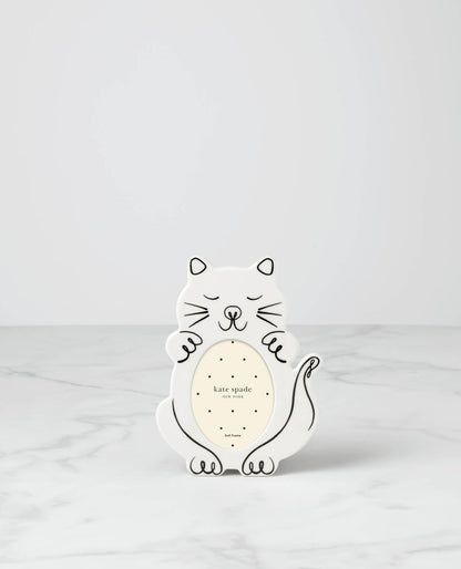 kate spade new york Wild Things 4x3 Cat Picture Frame