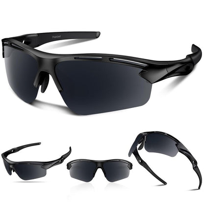 Rosemal Polarized Sunglasses for Men Women,TR90 Sport Sunglasses, UV400 Protection, Anti-Slip/Anti-Fog for Running, Cycling, Fishing, Driving Golf