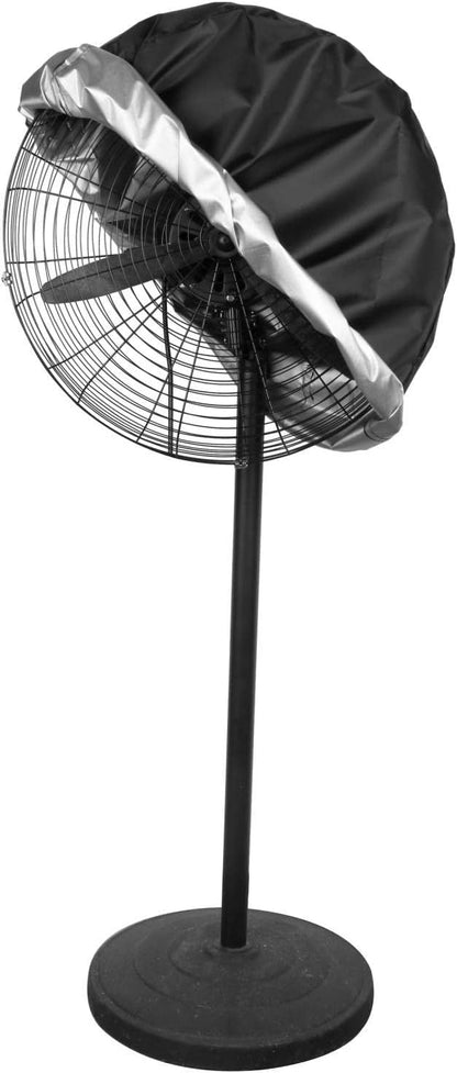 Industrial Heavy Duty Outdoor Floor Fan, Waterproof Dustproof Cover