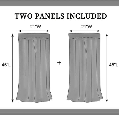 TKUYO 42"x45" Inch Witchy Curtains, Fantasy Magical Vintage Bookshelf Mysterious Bookcase Gothic Skull Spooky Gothe