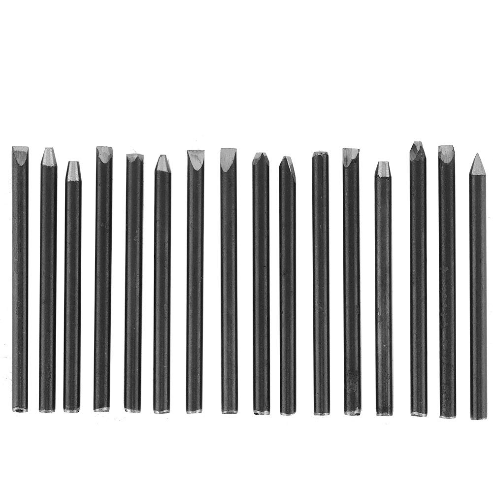 Metal Jewelry Anvil Chisel, Repousse Copper Carving Curved Steel Punch Ring Customize Je,Anvil Chisel Equipment Kit For Jewelry Processing Making Carving Tools (16 pack)