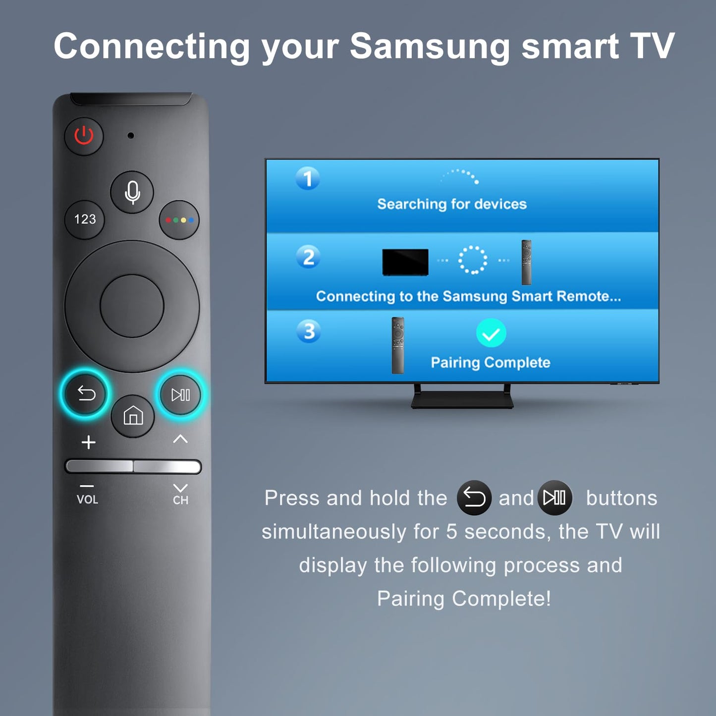 Voice Magic Remote for LG-Smart-TV-Remote Control Replacement, AKB75855501 AN-MR20GA MR19BA MR18BA MR650A with Voice Recognition and Pointer Function