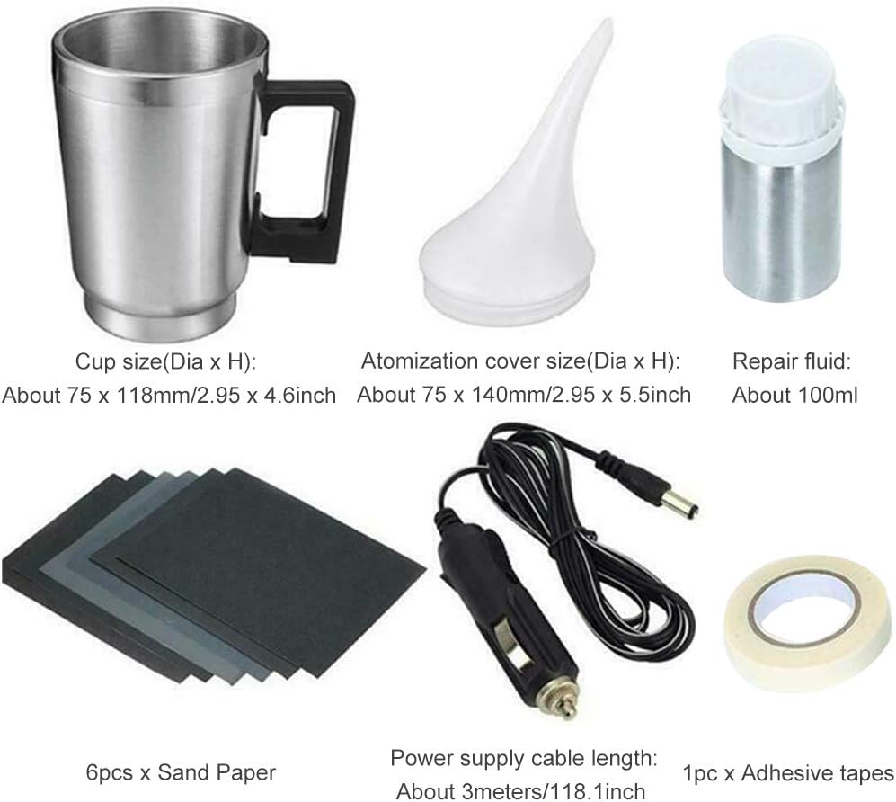 Atomizing Cup Car Headlight Lens Repair Tool - Restoration Auto Restore Kit