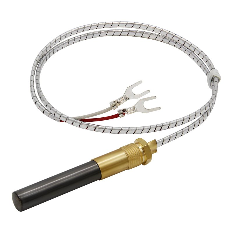 Poagavgs 24" Thermopile Generates Q313A 750 Millivolt Thermopile Assemblies Replacement for Gas Fryer Fireplace Gas Water Heater